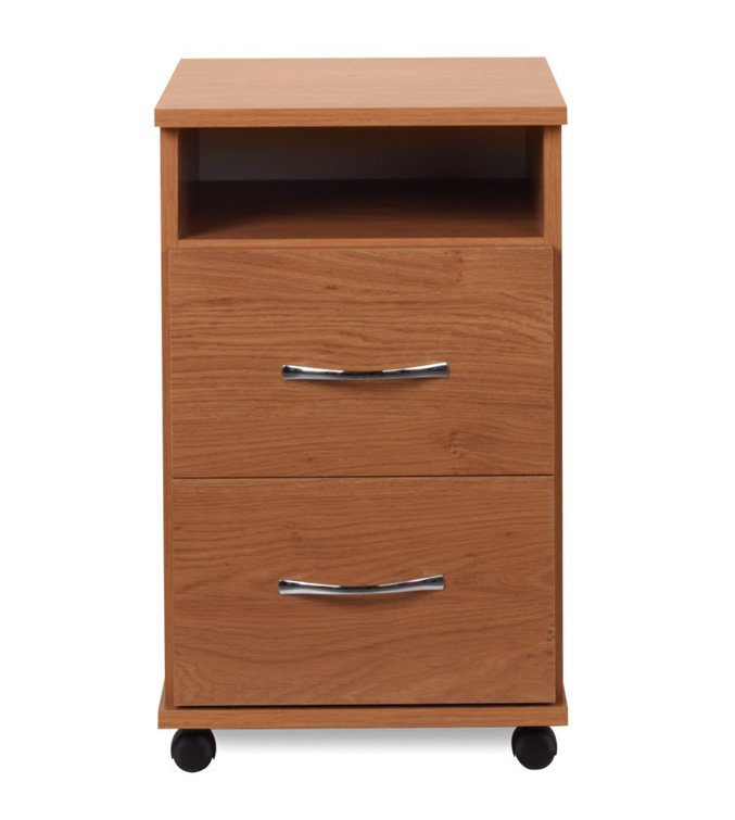 2 drawer 1 shelf bedside deals table